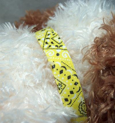 Yellow Bandana Dog collar